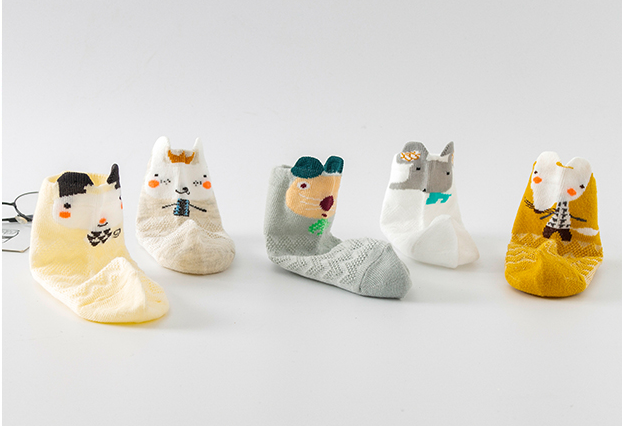 儿童袜子纯棉春秋女童中筒袜春夏薄款婴儿宝宝男童中大童公主棉袜：