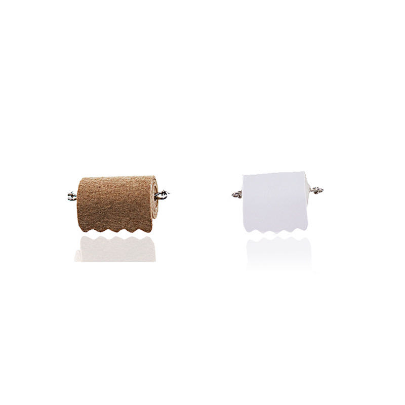 ️ toilet paper toilet paper earrings accessories pendant cross-border hot style hair spot seconds thumbnail