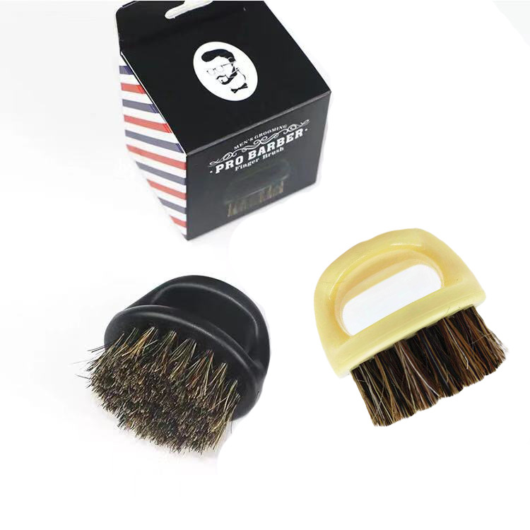 Oil head brush retro beard brush broken hair brush finger brush brush hair brush sculpted clean hog bristle brush beauty hair tool thumbnail