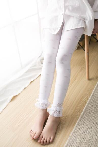2020春季童装新款韩版女童百搭字母刺绣假两件打底裤潮产品图