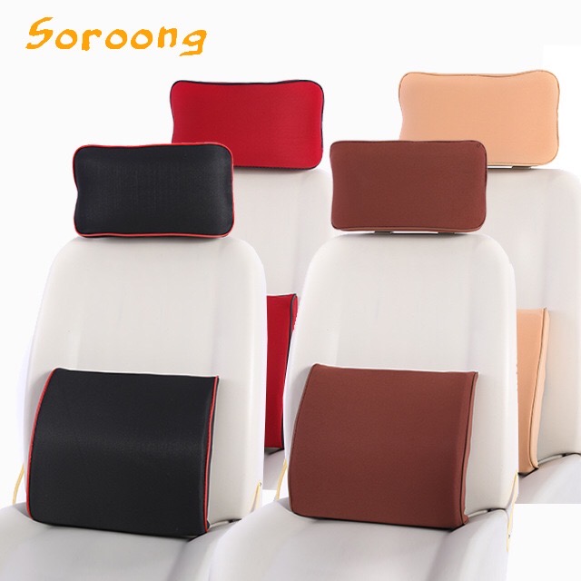 Car Headrest Memory Cotton Waist Headrest Cotton Core Cushion Back Pillow