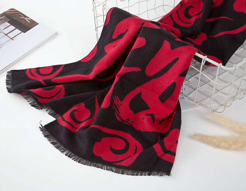 Men's And Women's Winter Warm Festival Xiangyun Imitation Cashmere Scarf details Picture