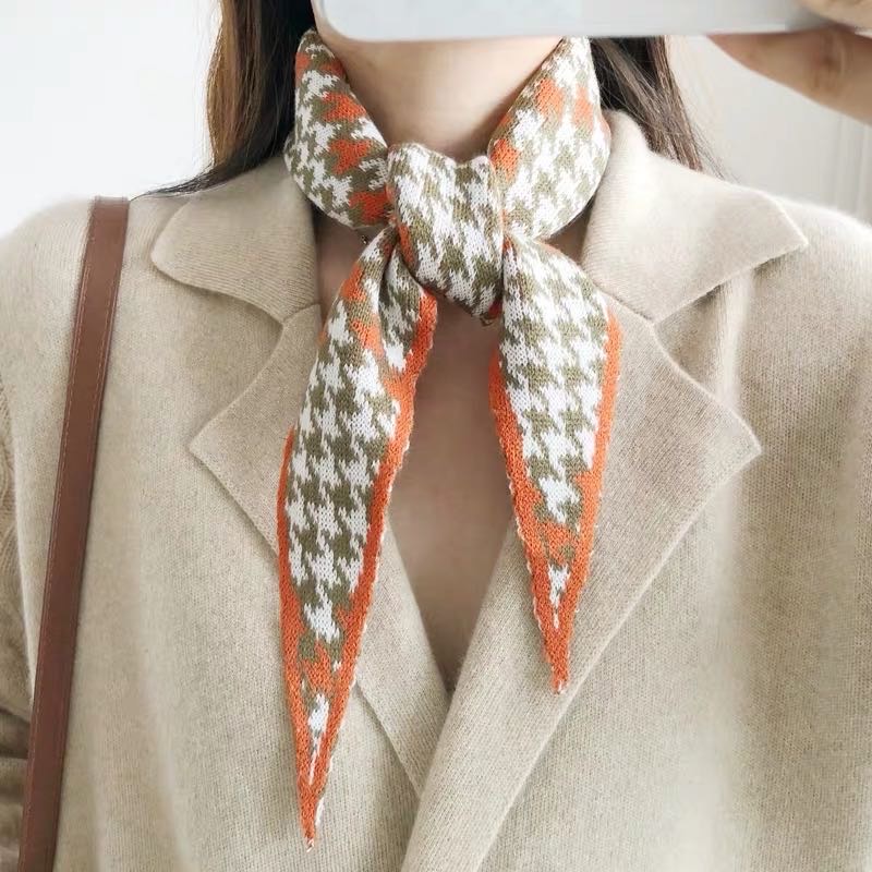 女士时尚潮流简约围巾丝巾披肩两用当季新款韩版产品图