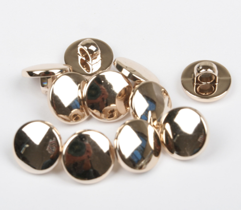 Factory Direct Sales Four-Button Metal Smooth Copper Four-Button Specification drawing