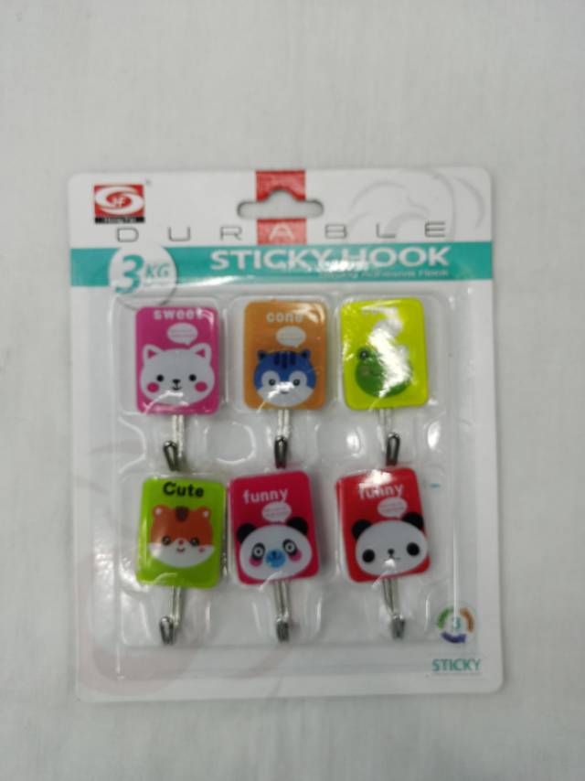 粘贴式贴钩可爱挂扣书画潮厨房用粘钩