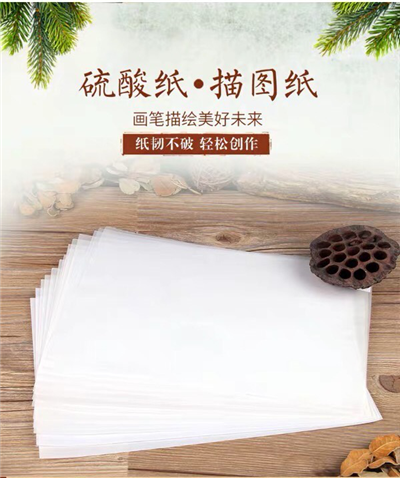 临摹纸a4硫酸纸拷贝描红字帖透明钢笔练字专用硬笔书法白纸描图画画描字描摹半透明描写薄纸学生用流酸
