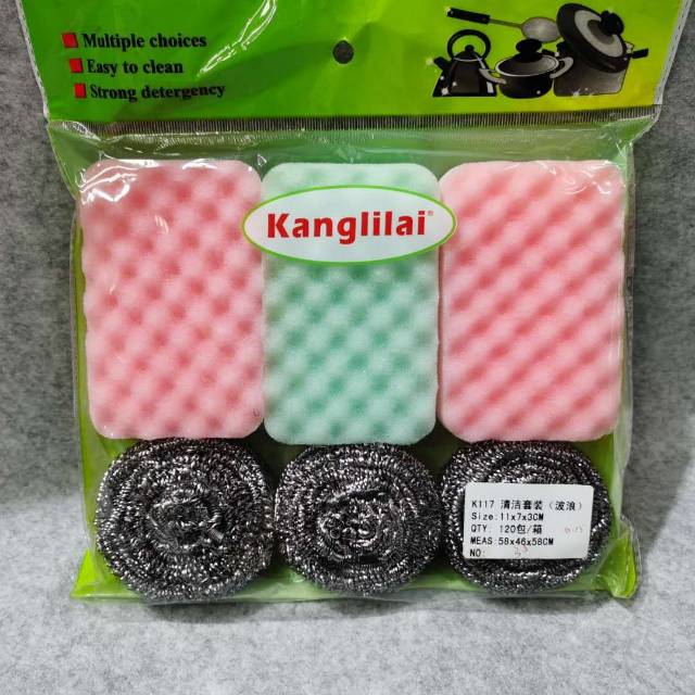 洗碗清洗球不掉丝刷锅球厨房不锈钢家用清洁球