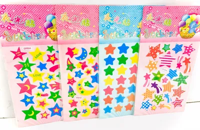 Yiwu Good Goods Glow-In-The-Dark Stickers Wall Paste Stars Moon Bedroom Princess Room Wallpaper Paste Dormitory Ceiling