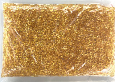 美发用品美发工具黄色椭圆状颗粒热熔接发胶