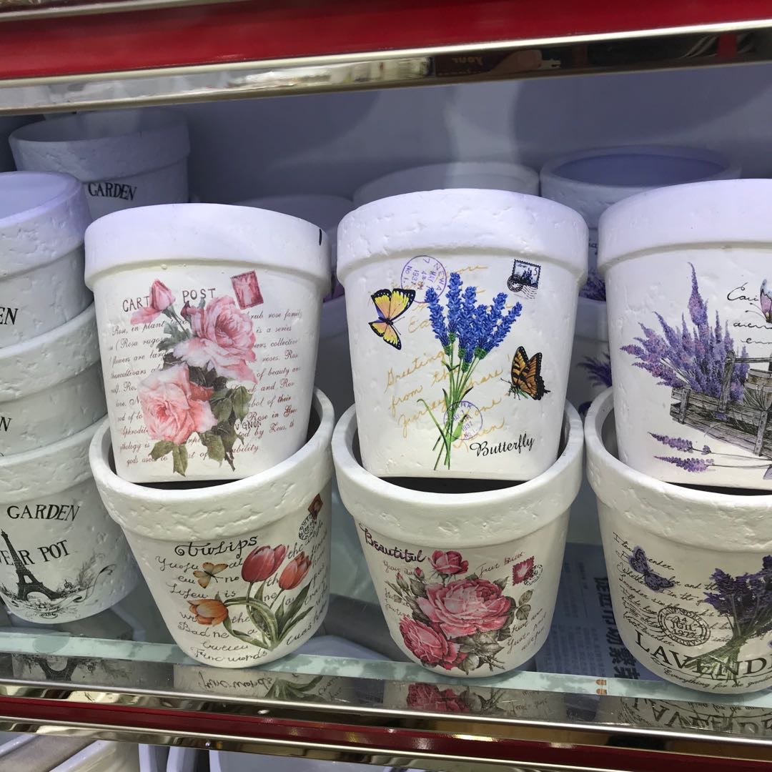多肉花盆陶瓷多肉植物粗陶复古素烧紫砂家用创意大小简约产品图