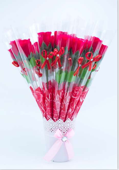 Drum single soap rose creative gift valentine's day to send her girlfriend flowers thumbnail