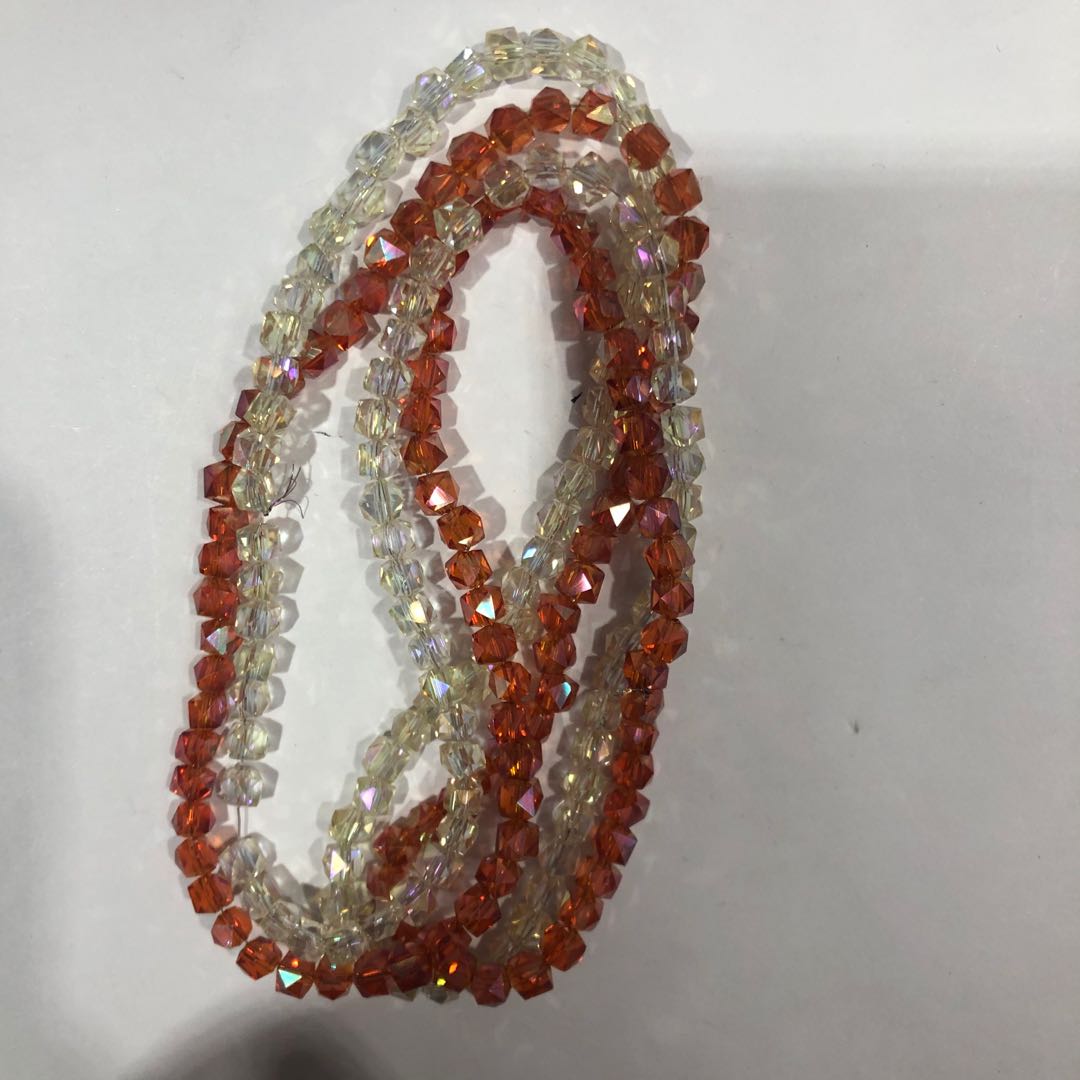 彩水晶珠子散珠diy饰品配件包邮发饰发夹手链珠细节图