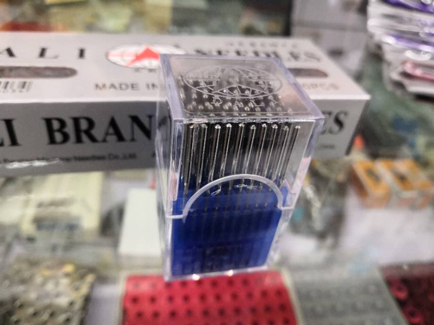 国产大利牌塑料盒包装平车机针DBX1(14)号产品图