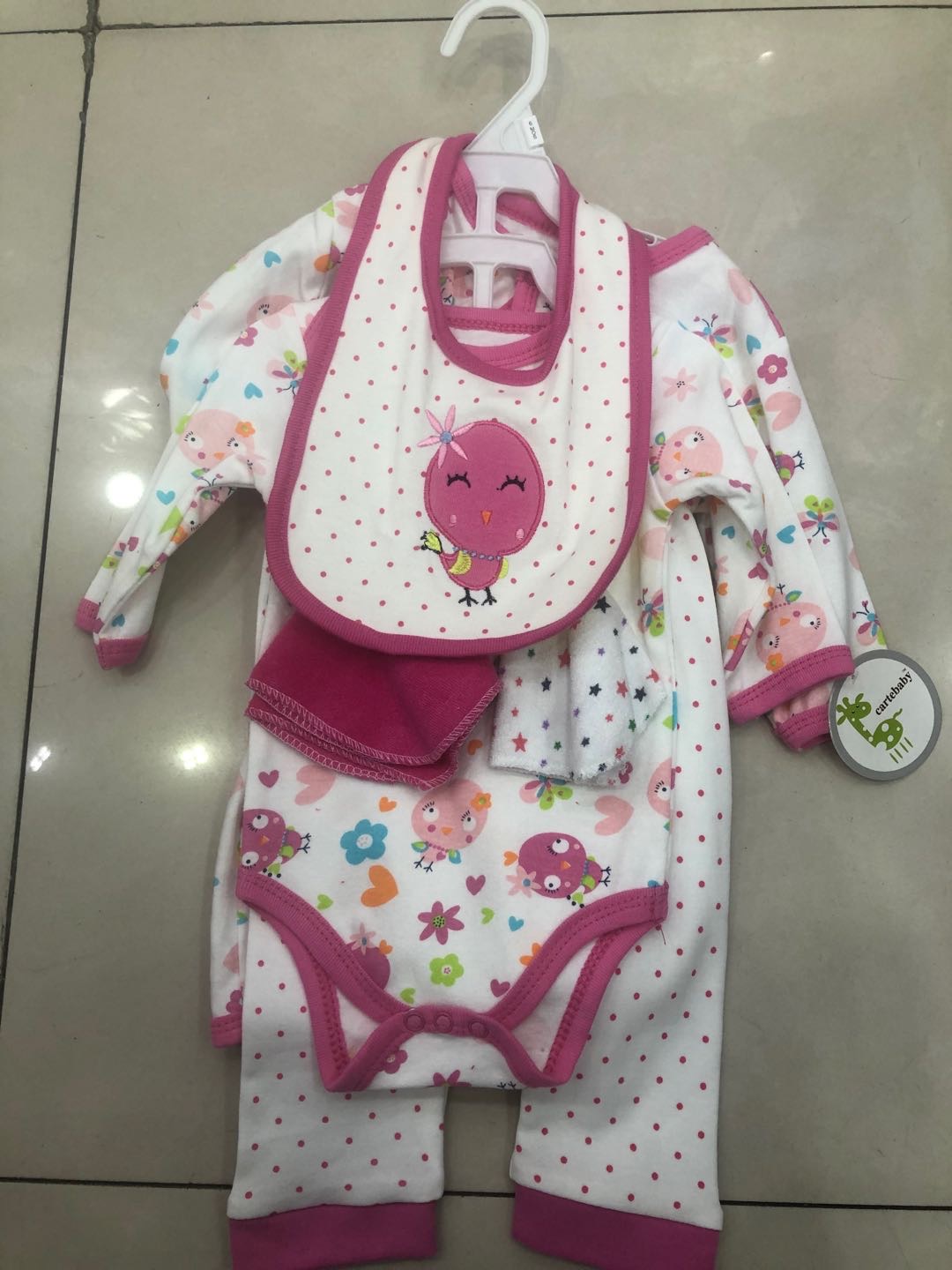 婴儿服装六件套新生儿宝宝哈衣纯棉儿童套装