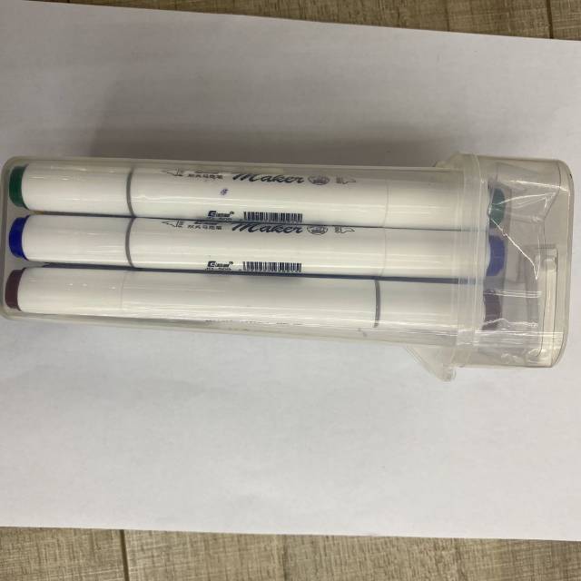 Early Morning Triangular Double-headed marker pen Drawing Color Primary School children Art Student Special JD-509 Specification image