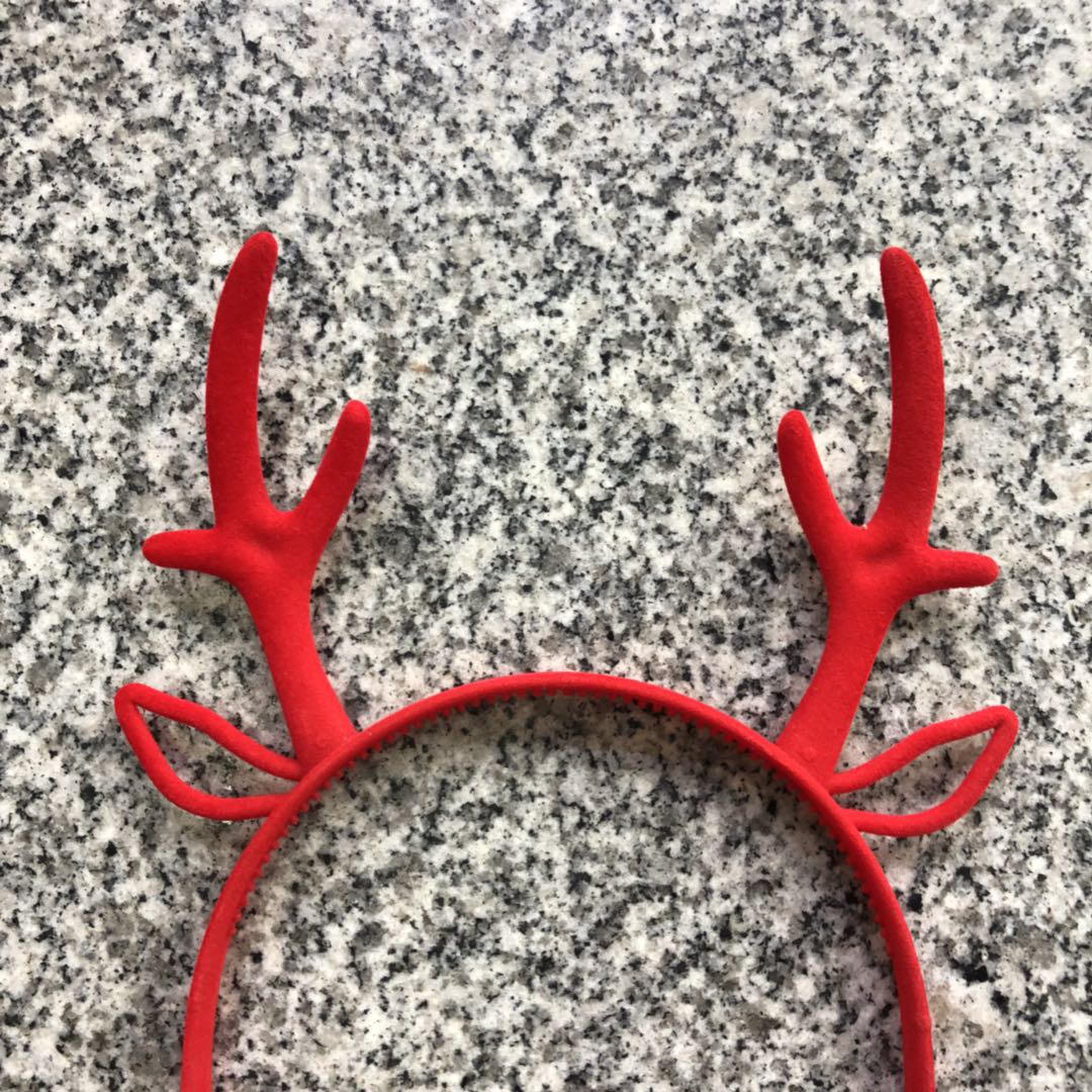 圣诞长鹿角发箍细节图