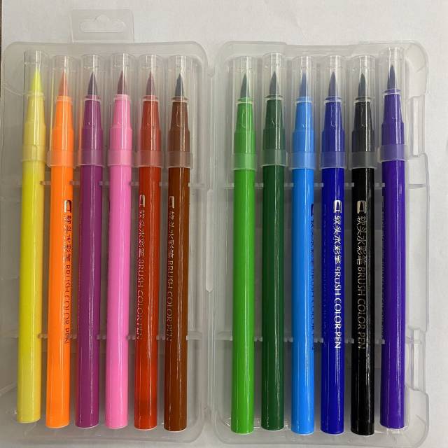 Bolun 706 series soft-tipped watercolor pens, children's drawing colored pens, art special professional set box, safe, non-toxic, washable, suitable for kindergartens and primary school students