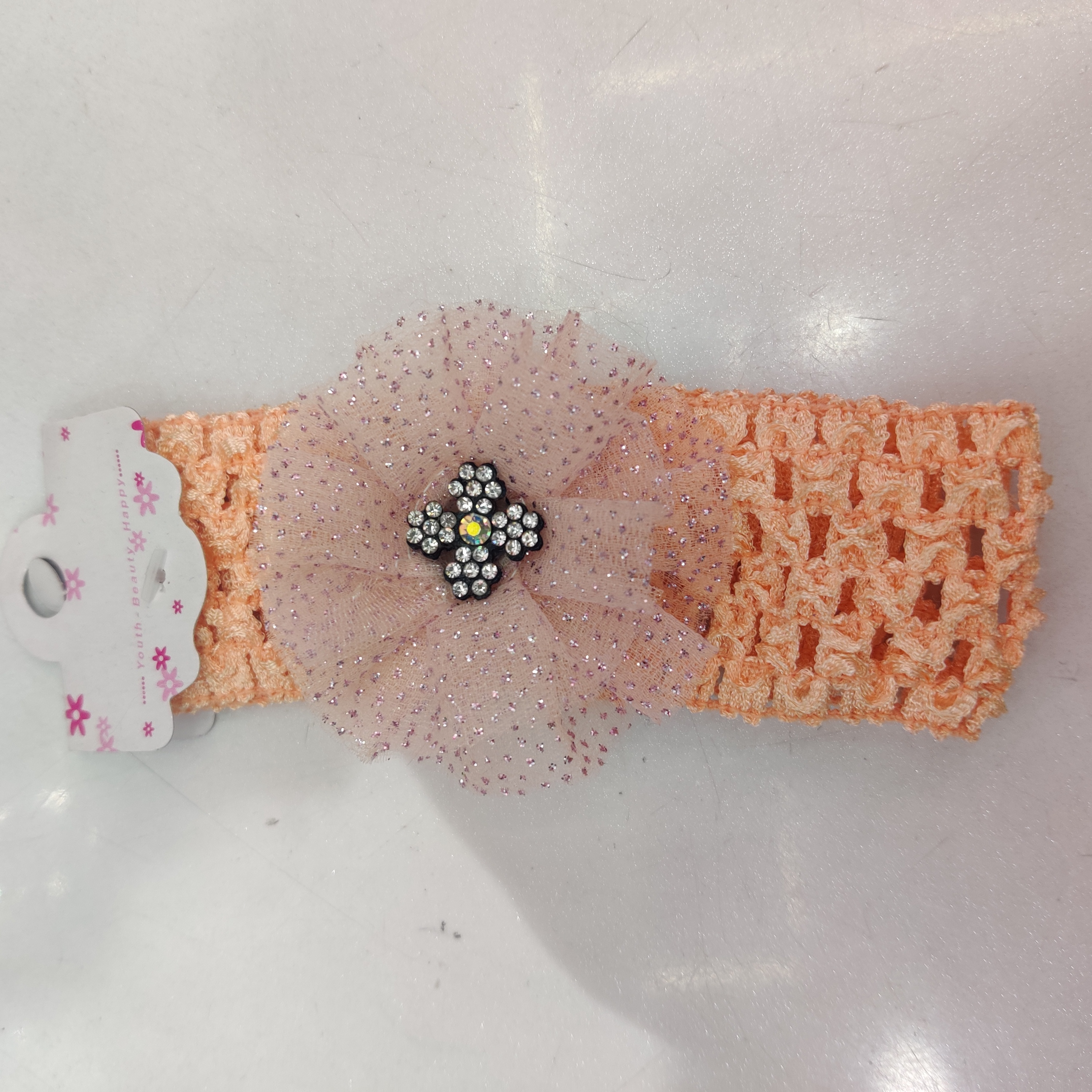 韩版发带发饰婴儿bb搭配公主裙头饰发带宝宝弹力发带图