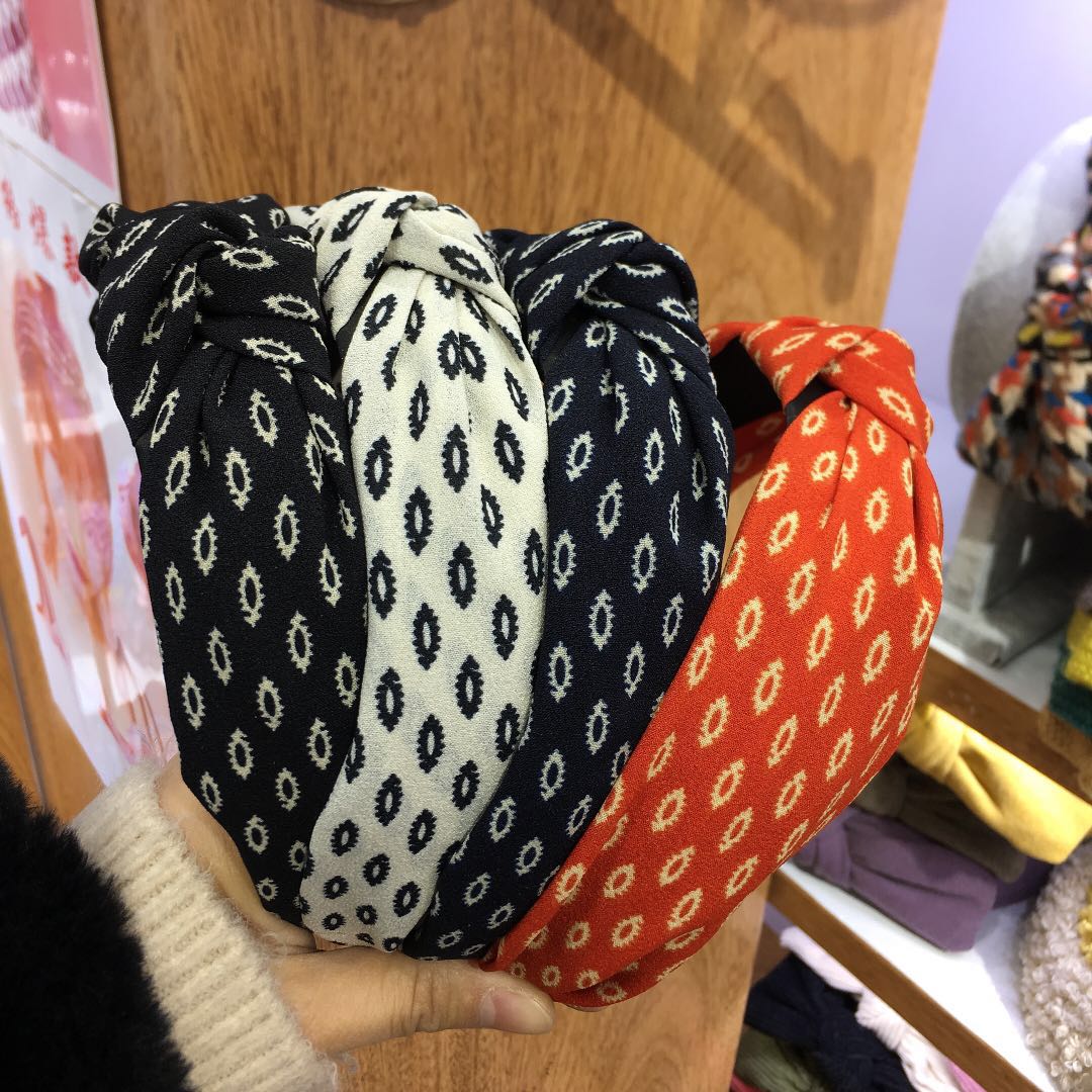 Chiffon little rose flower bow headband, a must-have and versatile accessory for piggy girls 6 Specification image