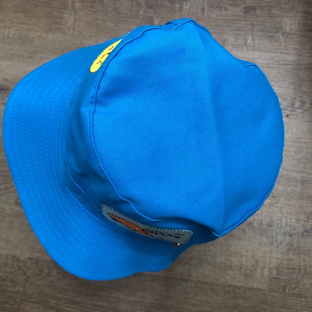 Spring Children's Fisherman's Hat Cowboy Basin Hat Children's Summer Visor Edged Embroidery English Flat Hat details Picture