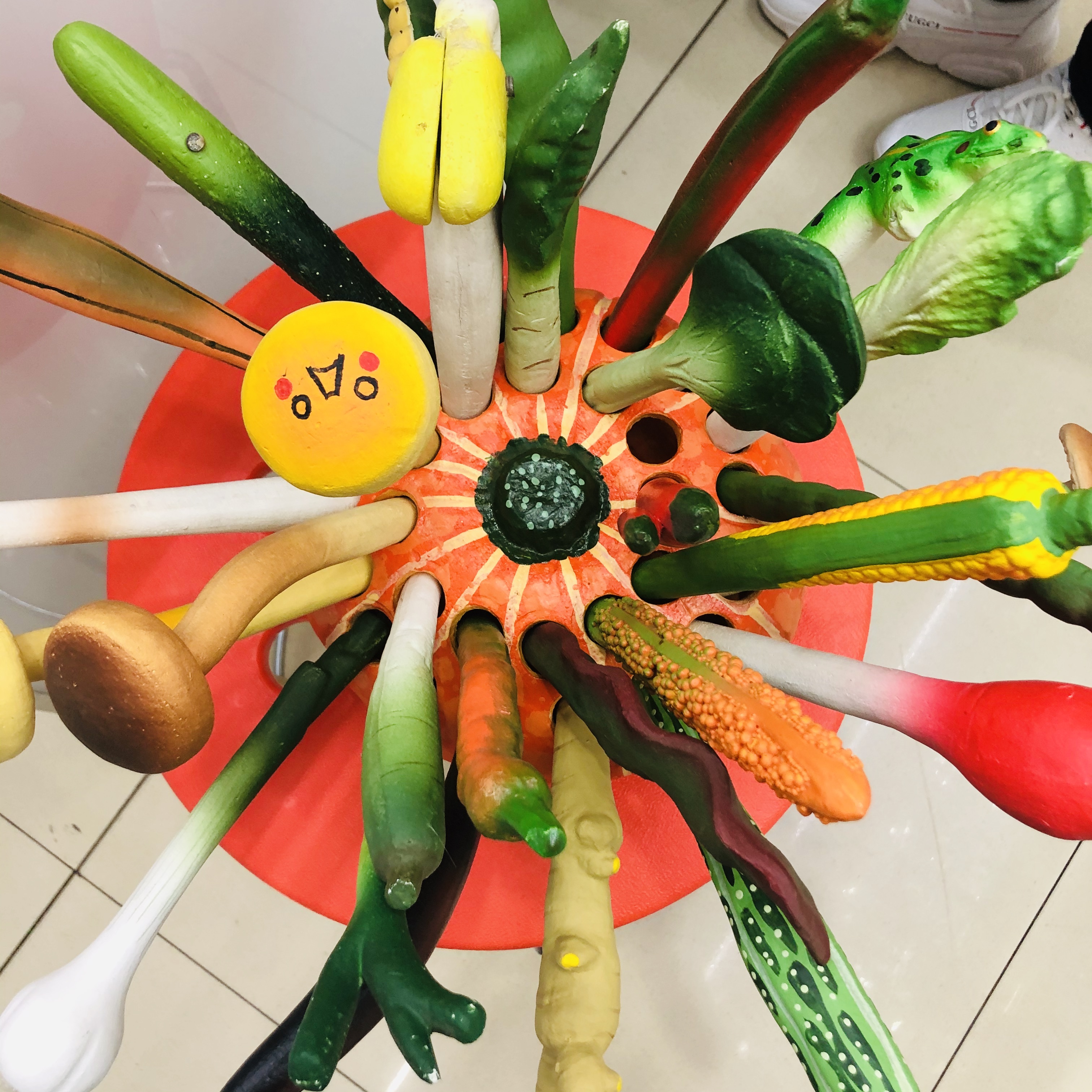 创意新奇特纯手工彩绘仿真泡沫蔬菜工艺礼品圆珠笔