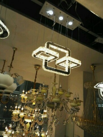 الثريا البلورية المصنوعة من طراز كريستال ذات طراز LED في غرفة نوم في مطعم LED المنزلي، رقم 107 Specification image