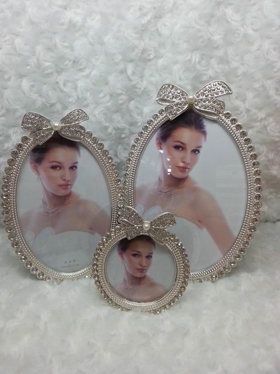 镶钻蝴蝶结工艺摆件相框家居装饰礼物礼品