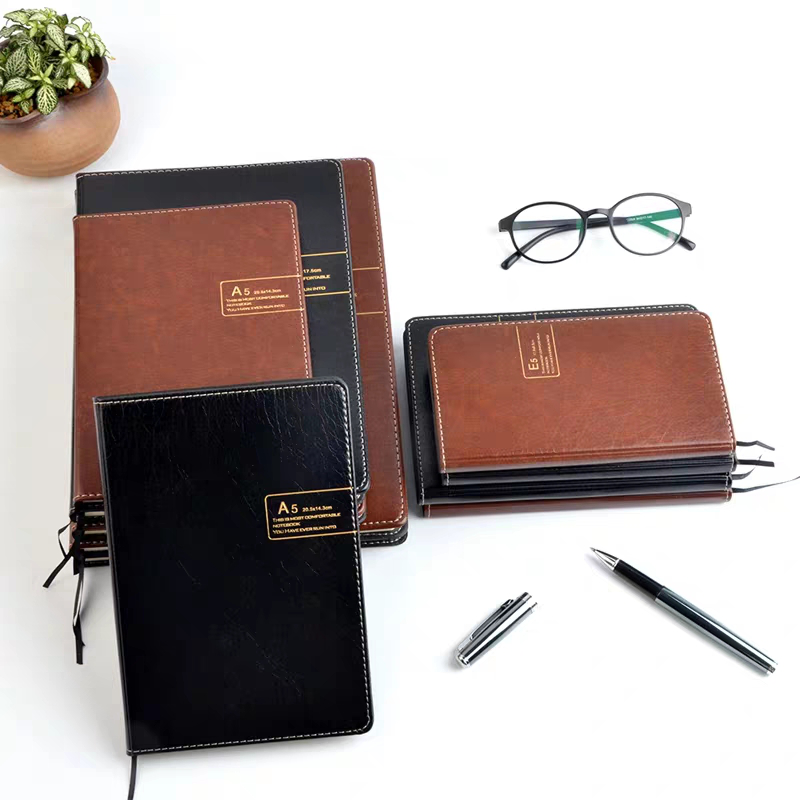 鑫雅文化用品商行简约商务笔记本办公记事本学生日记本可定制logo