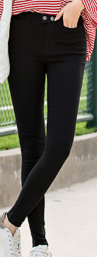The leggings for women are thin, high-waisted, slimming, and versatile black skinny pants for spring and autumn wear