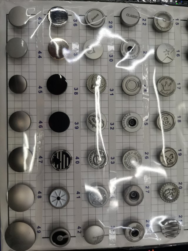 Spring new round alloy with printed buttons in various styles Specification image