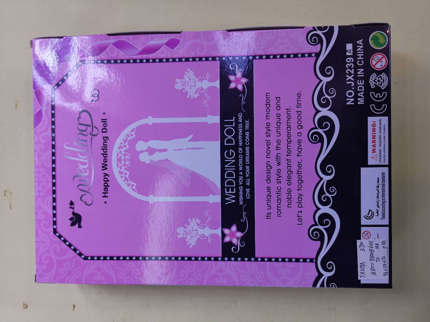 Realistic doll Barbie princess girl doll toy gift box Wedding princess details Picture