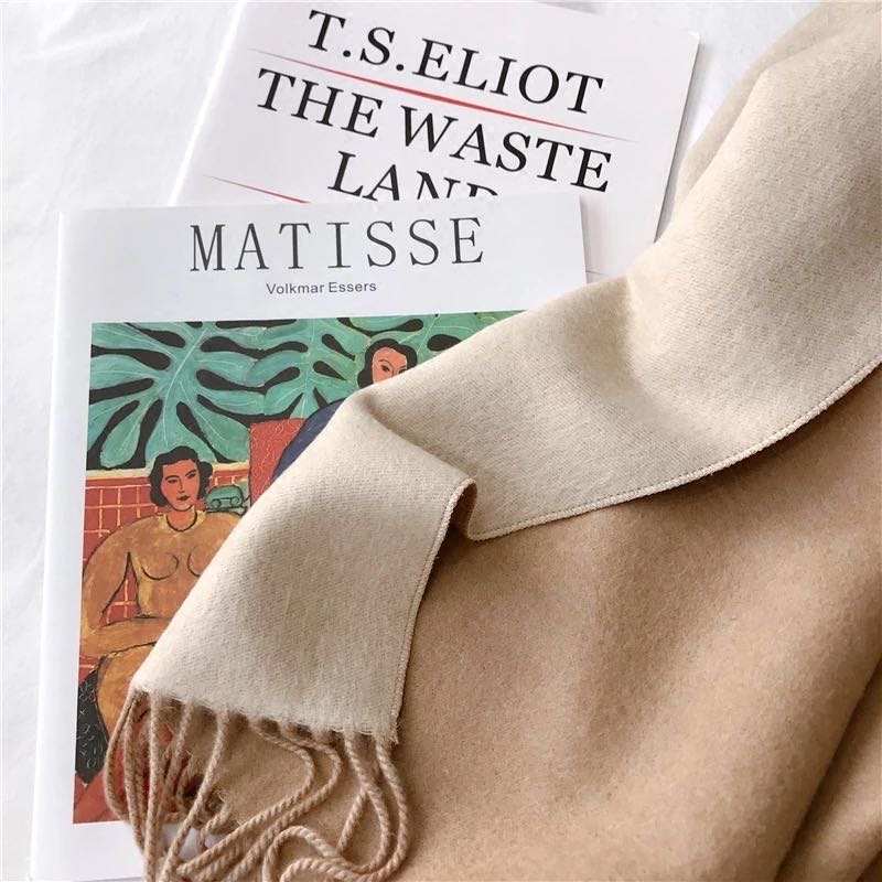 Scarf Ladies Korean Version With Solid Color Fashion Europe And The United States Style Casual Warm Autumn And Winter details Picture