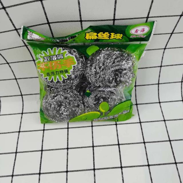 新款锅刷不锈钢丝球刷锅洗碗清洁球产品图