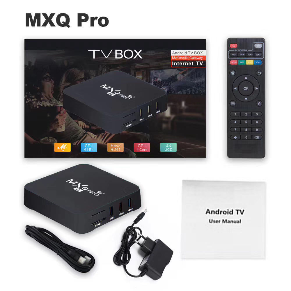 High-definition network set-top box, remote control wifi, smart TV box, 4K high-definition support for screen projection