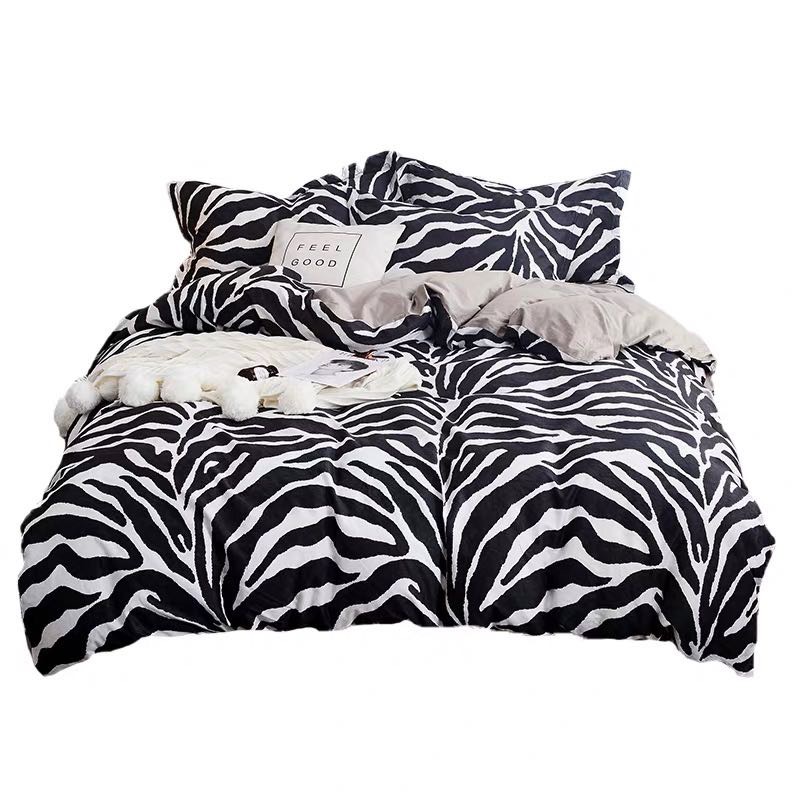 Factory Direct Retail Wholesale Ins Nordic Wind Cotton Bed Four-Piece Bed Bonnets Girl Heart
