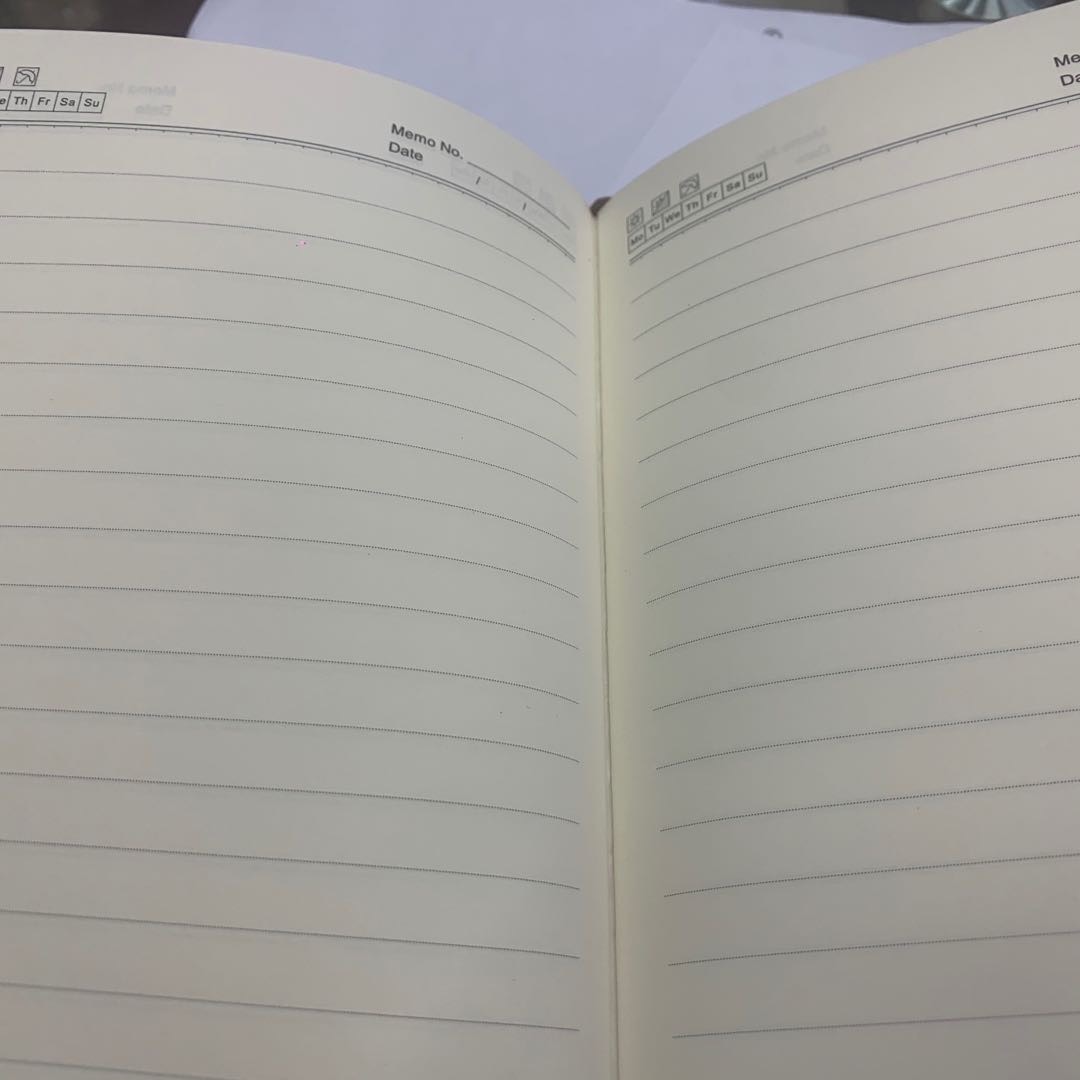 A5皮面笔记本文具办公商务记事本软面本子会议记录加厚简约可定制细节图
