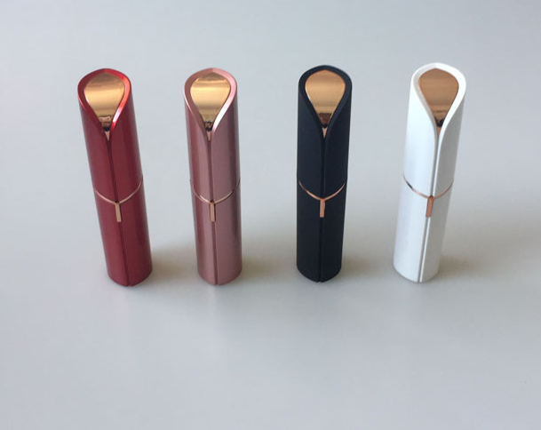 Electric lipstick eyebrow trimmer, hair removal device, facial hair remover, hair removal device, lipstick hair shaving device, battery model details Picture