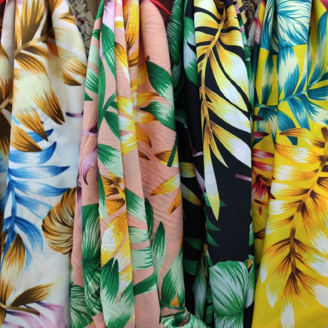 Print Crepe de Chine Decorative Cloth Sample Display