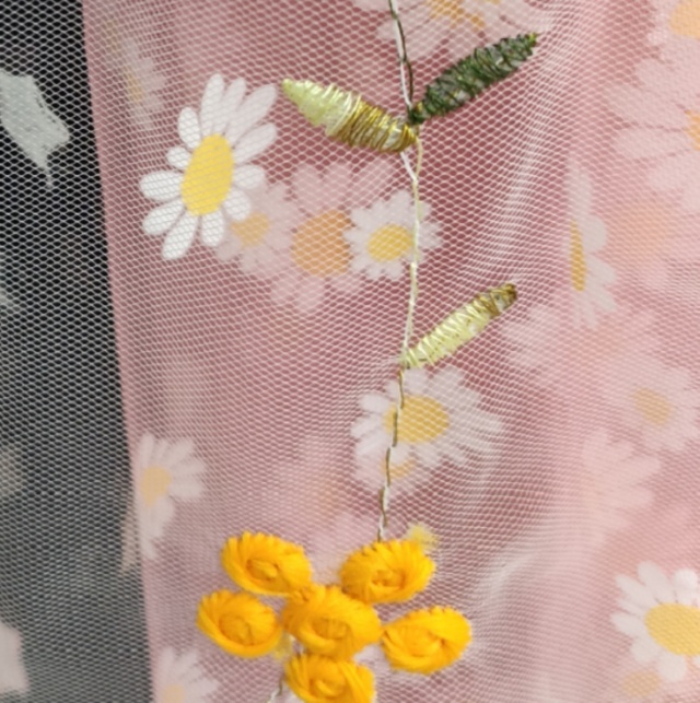 小花绣花网布服装布装饰布多色可选价格面议细节图