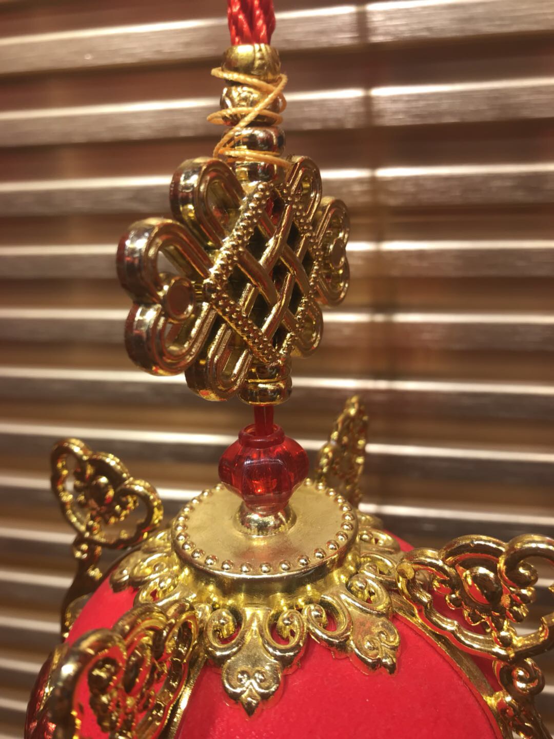 Golden-edge velvet lantern pendants, wedding and festival home supplies Specification image
