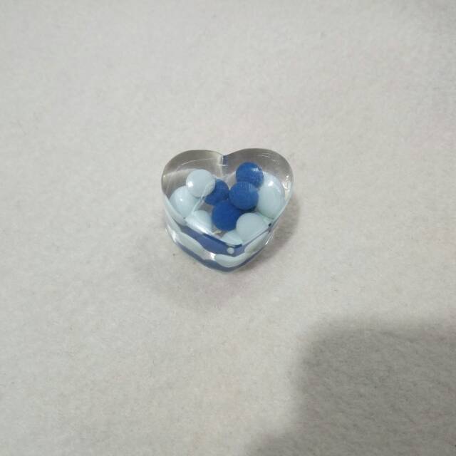 树脂AB胶蓝白球工艺饰品配件