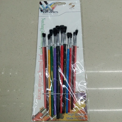 Wooden Box Children's Brush Set Art Supplies Watercolor Pen Set Painting Set Art Supplies Painting Can Be Customized