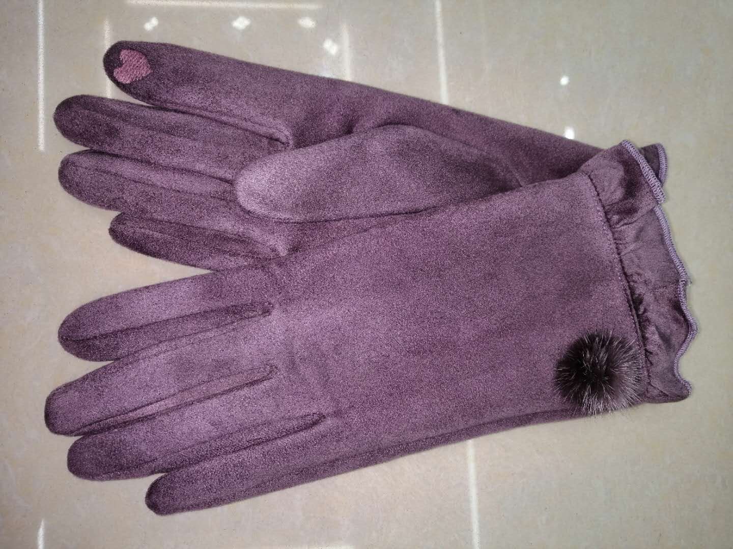 厂家直销新款女士触屏手套，防风防水防滑手套，冬季保暖手套图