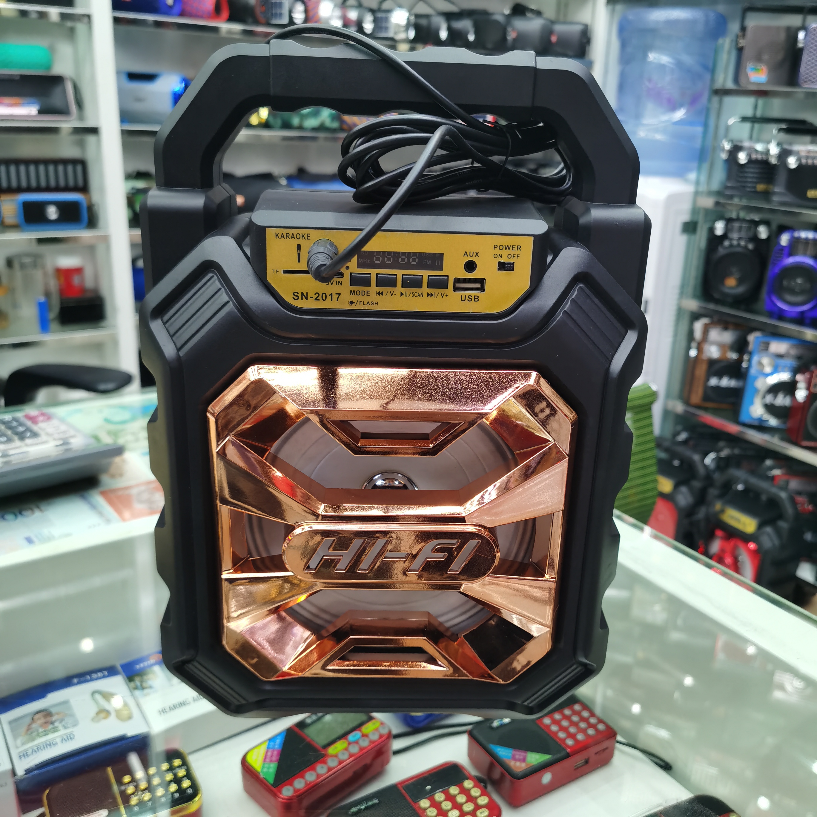 Square dance speaker wireless large volume small mini speaker household outdoor square dance portable heavy subwoofer thumbnail