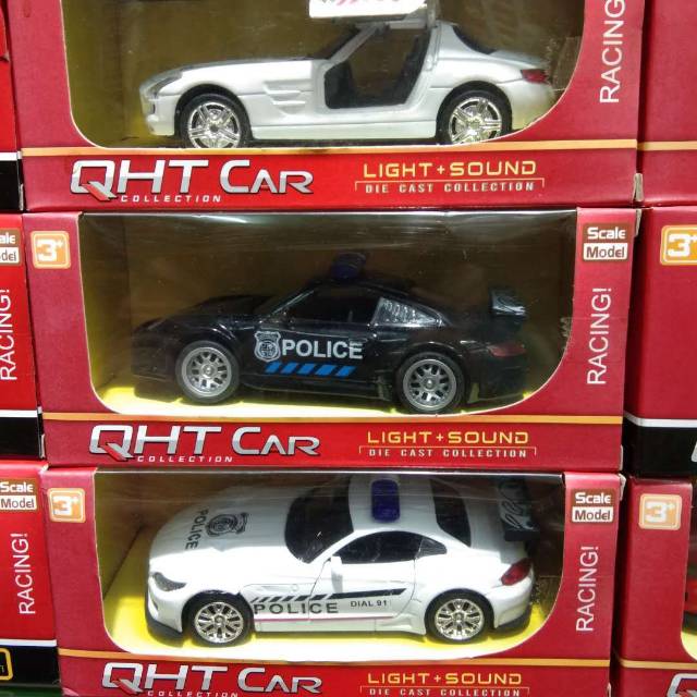 合金塑料儿童模型小汽车警车