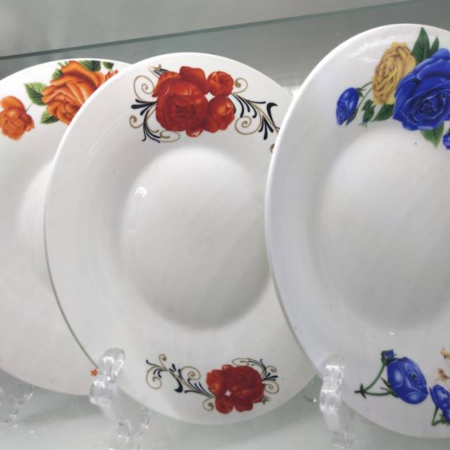 烤花摊盘细节图