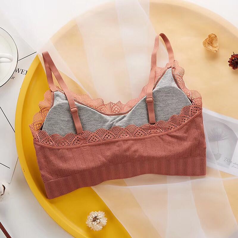 网红爆款美背文胸无钢圈吊带背心内衣女抹胸聚拢性感胸罩裹胸产品图