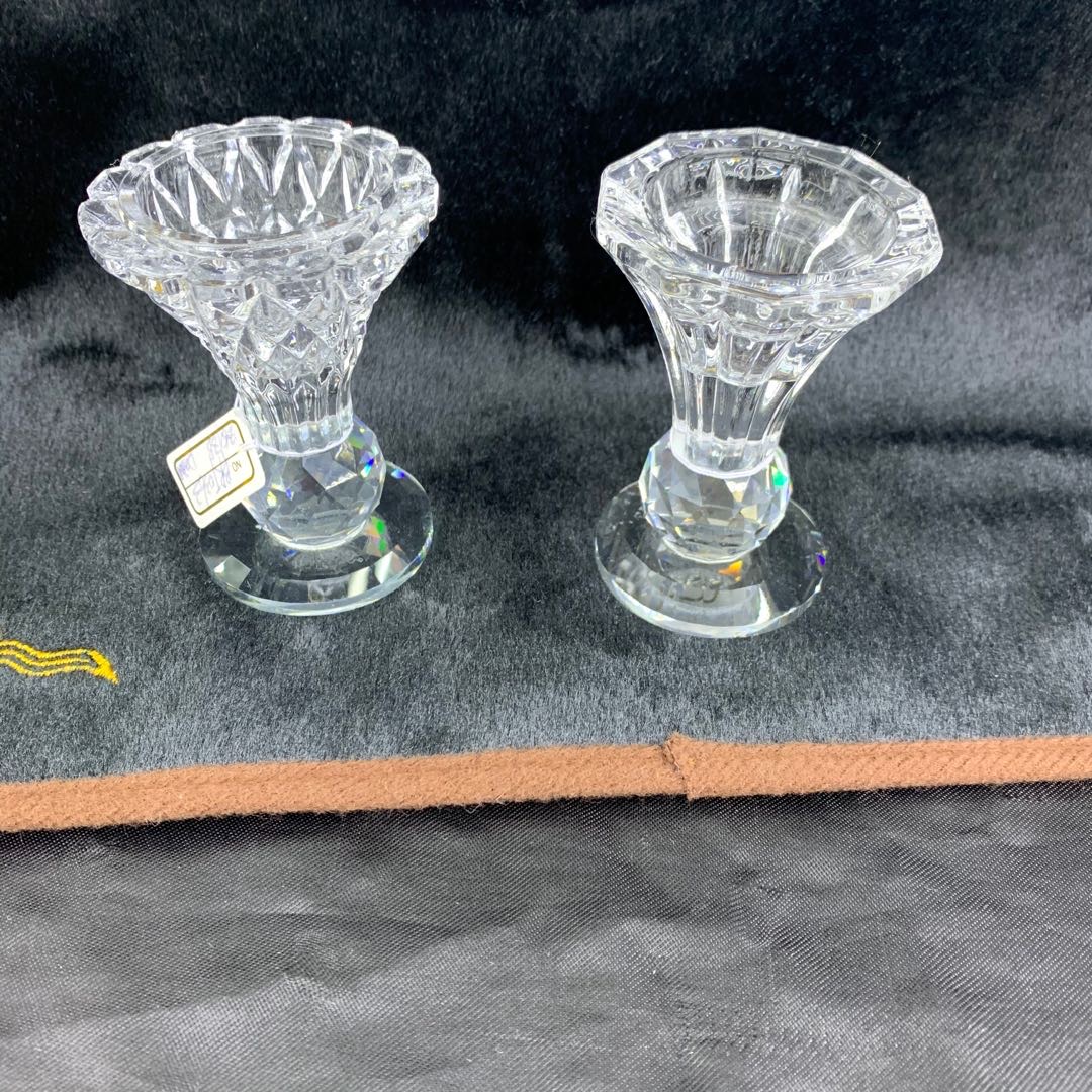 Candelabro de cristal de trompeta de cabeza única decoración de sala de estar