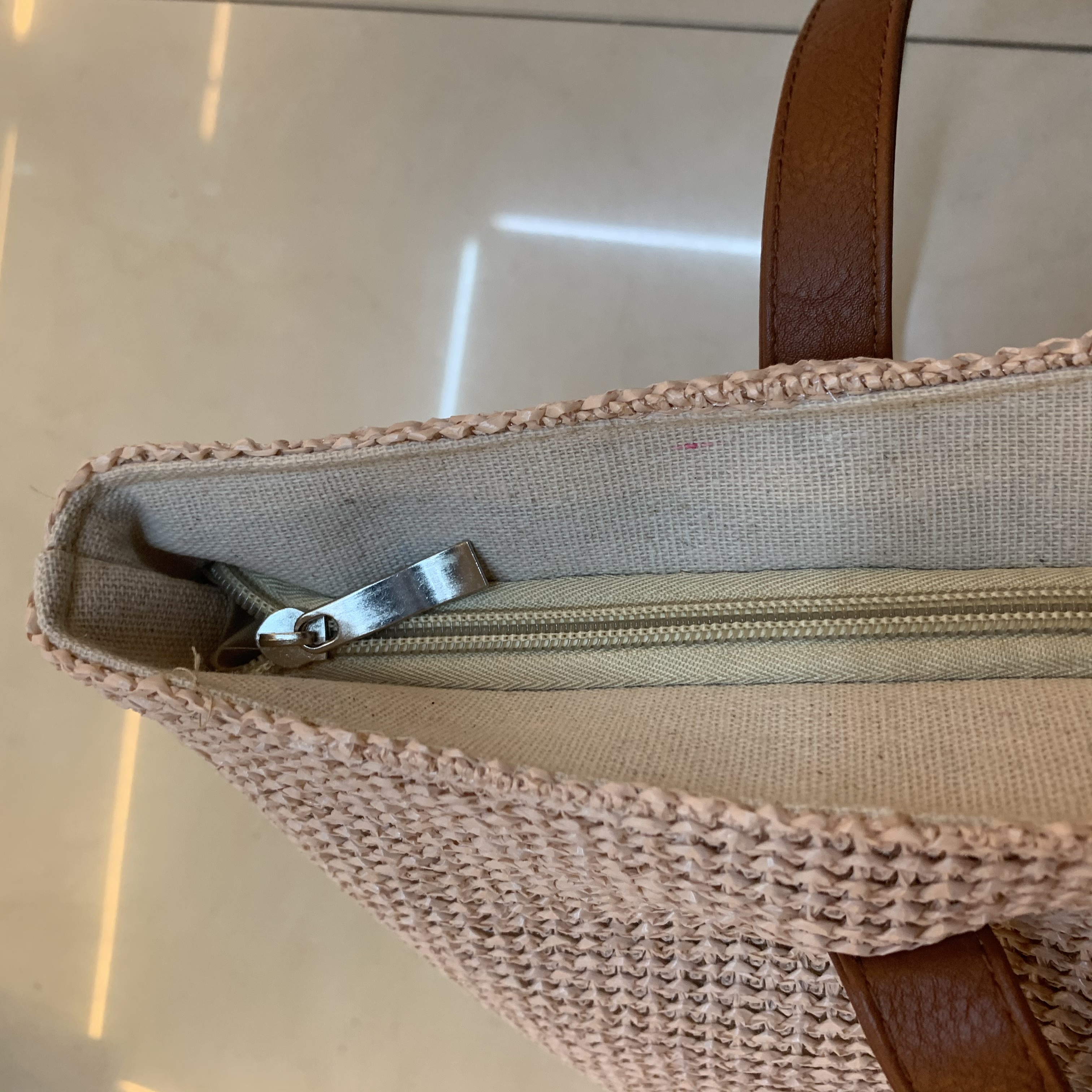 Going Out Space Mommy Bag Straw Bag Female Hook Hook New Canvas Bag Beach Bag Youth Bag Portable Cloth Bag Specification drawing