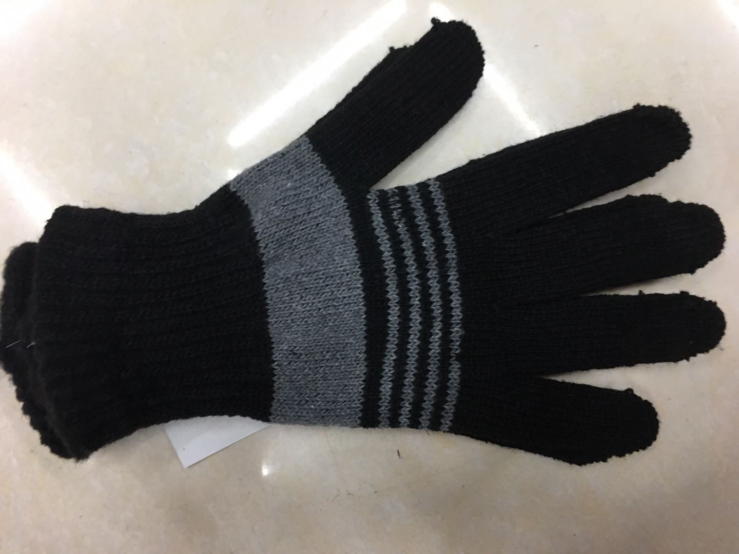 手套冬季保暖 触摸屏手套 地摊针织手套低价批发2元超市供应图